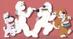  anthro band beagles bow_tie brian_griffin canine clarinet dog drum eyewear family_guy furry glasses harmonica instrument jasper_(family_guy) mammal marching_band mr._peabody musical_instrument piercing seth-iova 