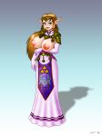 big_breasts breasts evil-rick nintendo nipples ocarina_of_time princess_zelda the_legend_of_zelda