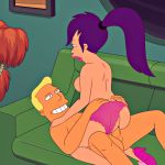 anal anal_penetration ass breasts cowgirl_position futurama high_heels panties panties_aside penis pussy sex sfan sideboob turanga_leela zapp_brannigan