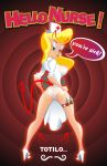 animaniacs ass big_ass big_breasts breasts hello_nurse looking_at_viewer nurse nurse_cap nurse_uniform syringe totilodevil