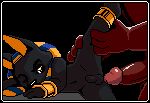 anal anal_penetration anthro anubis anubis_and_the_buried_bone canine cub deity digital_media_(artwork) duo furry gif harmarist jackal leg_glider_position low_res male male/male male_only mammal penetration penis penis_size_difference pixel_(artwork) pixel_animation pixel_art raised_leg sex testicles yaoi