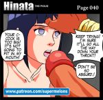  1boy 1girl comic female hinata_hyuuga huge_penis imminent_fellatio imminent_sex interracial interracial-comics interracial_sex large_penis male male/female naruto naruto_shippuden nervous super_melons 