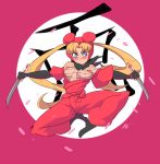 big_breasts bigdead93 bishoujo_senshi_sailor_moon breasts female kunoichi ninja nipples solo tantou tsukino_usagi usagi_tsukino wardrobe_malfunction weapon