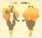 1girl anthro ass big_ass cabbit cat curves feline furry girly hair hybrid jujubeeluv lagomorph long_hair male mammal model_sheet nude penis rabbit slightly_chubby thick_thighs voluptuous