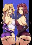 1girl akiza_izinski ass konami mai_valentine yu-gi-oh! yu-gi-oh!_5d's yuu-gi-ou_duel_monsters