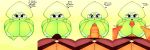 big_breasts big_penis black_eyes breasts cartoon_network english_text futanari jasper jasper_(steven_universe) paizuri penis peridot peridot_(steven_universe) steven_universe testicles text