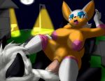  1girl 2016 anthro areola armpits bat big_breasts breasts canine duo erect_nipples erection furry huge_breasts johnnythehusky male mammal nipples penetration penis pussy rouge_the_bat sega sex vaginal vaginal_penetration 