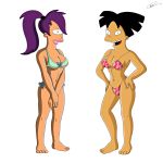  amy_wong bra breasts futurama panties spider-matt turanga_leela 