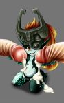 captainjerkpants cum cum_on_body cum_on_breasts flat_chest huge_penis midna multiple_penises nintendo size_difference the_legend_of_zelda:_twilight_princess twili