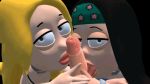  3d american_dad animation_gangstar double_fellatio fellatio francine_smith gif hayley_smith licking licking_penis looking_at_viewer loop oral penis pov pov_eye_contact tongue 