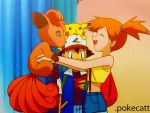 ash_ketchum gif misty pokecatt pokemon topless vulpix