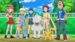 ash_ketchum bonnie breasts citron_(pokemon) clemont eureka_(pokemon) furfrou nude panties pikachu pokecatt pokemon pokemon_xy satoshi_(pokemon) serena serena_(pokemon) topless