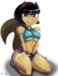 1girl 2016 anthro big_breasts breasts cat cosplay crossover dalley-le-alpha_(artist) feline furry kitty_katswell mammal ms._fortune_(cosplay_skullgirls) ms._fortune_(skullgirls) nadia_fortune nickelodeon scar skullgirls t.u.f.f._puppy underboob