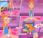 big_penis big_testicles candace_flynn disney futanari intersex penis phineas_and_ferb randomrandom testicles