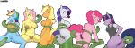 2016 6girls antelon anthro anthrofied anus applejack areola ass big_breasts blonde_hair bottomless breasts clothed clothing dock earth_pony equine female female_only fluttershy friendship_is_magic furry group hair horn horse imminent_sex long_hair mammal multicolored_hair my_little_pony navel nipples nude pink_hair pinkie_pie pony purple_hair pussy rainbow_dash rainbow_hair rarity restrained simple_background sweat tentacles twilight_sparkle unicorn white_background