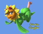  3d all_fours animated animation_gangstar disembodied_penis doggy_position erect_nipples flower gif hanging_breasts loop plants_vs_zombies plants_vs_zombies_heroes solar_flare solar_flare_(pvz) sunflower_(pvz) 