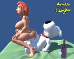  3d animation_gangstar brian_griffin dog family_guy gif lois_griffin loop 