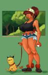 big_breasts body_bags breasts dark_skin panda_delgado pokemon