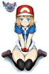 blush cosplay cross-dressing embarrassed panties pokemon pokemon_xy serena