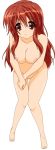  asahina_mikuru big_breasts breasts brown_hair cleavage erect_nipples feet high_res legs long_hair mole nipples nude nude_filter photoshop pussy shy suzumiya_haruhi_no_yuuutsu tagme thighs twin_tails upskirt vector_trace 