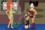  amy_wong big_ass big_breasts breasts futurama spider-matt turanga_leela 