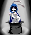 1girl 2014 anthro areola big_breasts breasts bunny_raven erect_nipples furry gblastman hat hood lagomorph looking_at_viewer mammal navel nipples rabbit raven_(dc) standing teen_titans