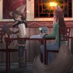  1girl adult dinner duo furry inkbunny pussy 