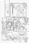 bottomless_pit comic digimon digimon_queen gatomon hikari_yagami kari_kamiya monochrome tai_kamiya taichi_yagami