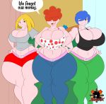 big_breasts breasts cleavage ed,_edd,_'n'_eddy kanker_sisters lee_kanker marie_kanker may_kanker superi90 superi90_(artist)