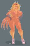  big_ass big_breasts blaziken chicken fate_valentine_(wyntersun_oc) red_fur singer tennis_shoes wyntersun yellow_fur 