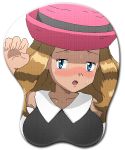 alternate_version_available bloggerman breast_mousepad mousepad mousepad_(medium) pokemon pokemon_xy serena serena_(pokemon) simple_background white_background