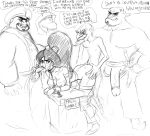 akabur aladdin_(series) bent_over bondage cum disney fellatio flick_(artist) genie monochrome nipples oral pencil_drawling penis princess_jasmine princess_trainer rough_sketch sex spitroast