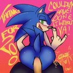 \m/ anal anal_sex animated anthro black_fur blue_fur devil_horns_sign faptor furry gif hedgehog male male/male male_only mammal mobian_(species) penis sega shadow_the_hedgehog sonic_the_hedgehog yaoi