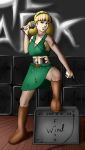 battle-jesus big_breasts breasts cleavage fado kokiri ocarina_of_time tattoo the_legend_of_zelda