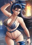 1girl 1girl 1girl 2d alluring athletic_female big_breasts big_breasts black_eyes black_hair blue_lingerie bra breasts cleavage female_abs female_only fit_female flowerxl kitana light-skinned_female lingerie long_hair looking_at_viewer midway_games mortal_kombat mortal_kombat_1_(2023) mortal_kombat_4 mortal_kombat_armageddon mortal_kombat_deadly_alliance mortal_kombat_deception mortal_kombat_ii panties small_panties thick_thighs toned toned_female ultimate_mortal_kombat_3 video_game_character wide_hips