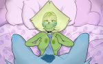 2girls blushmallet breasts cartoon_network cum facial female female_only futa_on_female futanari lapis_lazuli lapis_lazuli_(steven_universe) looking_at_viewer nipples paizuri penis peridot peridot_(steven_universe) pov steven_universe yuri