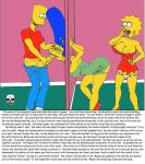 1girl bart_simpson hetero human lisa_simpson male marge_simpson penis teeth text the_fear the_simpsons