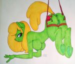  female_only furry my_little_pony:_friendship_is_magic solo suspension toadstool-n-hornet 