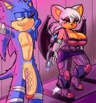  1girl anthro bat big_breasts breasts dreamcastzx1 furry hedgehog hithog huge_breasts huge_penis male mammal penis rouge_the_bat sega sonic_the_hedgehog tight_outfit wide_hips 