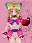 big_breasts breasts cameltoe capcom corruption dark_persona erect_nipples heart heart_eyes leotard mega_man megaman nintendo nipples radeon rockman rockman_(classic) roll_(rockman)