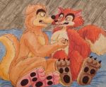  crossover disney don_karnage honest_john j._worthington_foulfellow male_only pinocchio puku83 talespin yaoi 