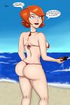 american_dad analgeorge ass beach big_ass bikini gina_(american_dad)