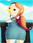  ass big_ass dat_ass looking_at_viewer looking_back medli redbenjamin the_legend_of_zelda the_wind_waker 