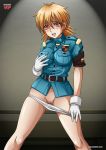 1girl blonde_hair gloves hellsing palcomix seras_victoria uniform