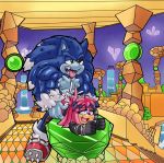 1girl anthro cum cum_in_pussy cum_inside dreamcastzx1 echidna escopeto furry hedgehog huge_penis julie-su male mammal monotreme penis sega sonic_the_hedgehog sonic_the_werehog werehog