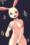  1girl 1girl 2020 2:3 abstract_background absurd_res anthro barely_visible_genitalia barely_visible_pussy beastars breasts domestic_rabbit fingering fingering_self front_view furry genitals goaetia hand_on_breast haru_(beastars) high_res lagomorph leporid looking_at_viewer mammal masturbation nipple_fetish nipple_play nipples nude open_mouth open_smile oryctolagus portrait pussy rabbit smile three-quarter_portrait vaginal vaginal_fingering vaginal_masturbation 