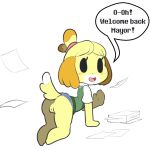 isabelle (animal crossing) from animal crossing by itsunknownanon