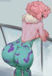 big_ass cutesexyrobutts heroine mask mina_ashido my_hero_academia superheroine wink