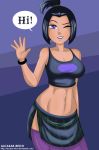 alcasar-reich alcasar-reich_(artist) big_breasts breasts cleavage danny_phantom samantha_manson smile wink