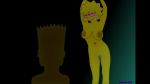 animated bart_simpson big_breasts brother_and_sister dancing drugged drugs floppy_titties implied_incest large_areolae lisa_simpson lisalover marijuana marijuana_blunt music seduction seductive smoking sound the_simpsons webm